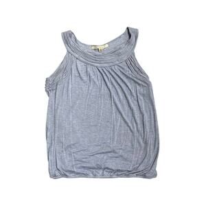 Max Studio Sleeveless Jersey Knit Top High Rounded Neckline Size Medium Tank Top